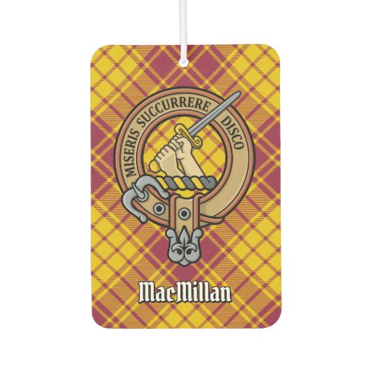 Désodorisant Pour Voiture Clan MacMillan Crest sur le tatan de robe (Devant)