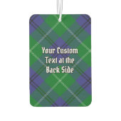 Désodorisant Pour Voiture Clan Oliphant Crest sur Tartan (Dos)