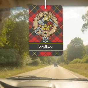 Désodorisant Pour Voiture Clan Wallace Crest sur Tartan