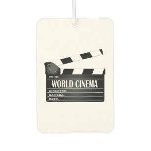 Désodorisant Pour Voiture Clapperboard de cinéma World Cinema