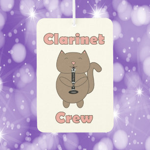 Désodorisant Pour Voiture Clarinet Crew Cute Chat Rose
