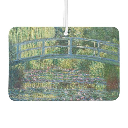Désodorisant Pour Voiture Claude Monet - Eau Lily étang, Harmonie verte (Devant)
