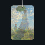 Désodorisant Pour Voiture Claude Monet - La Promenade, Femme avec un Parasol<br><div class="desc">La Promenade,  Femme avec un Parasol / Madame Monet et son fils / La Promenade / La Femme a l'ombrelle - Claude Monet,  1875</div>
