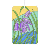 Désodorisant Pour Voiture Cloches bleues dans la forêt (Devant)