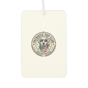 Désodorisant Pour Voiture Club de Chiens Patriotiques Vêtements de Race de C