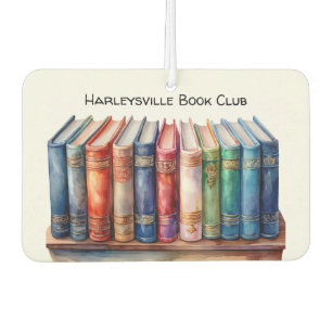 Désodorisant Pour Voiture Club de lecture personnalisable Auto