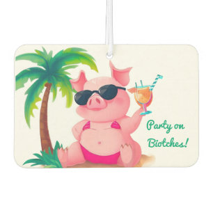 Désodorisant Pour Voiture Cochon Bikini