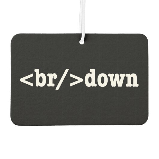 Désodorisant Pour Voiture code HTML (Dos)