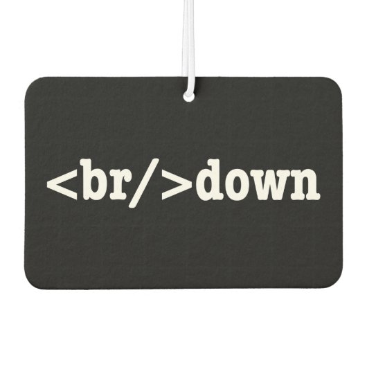 Désodorisant Pour Voiture code HTML (Devant)