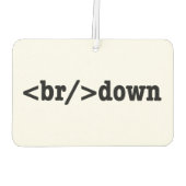 Désodorisant Pour Voiture code HTML (Dos)