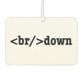 Désodorisant Pour Voiture code HTML (Devant)