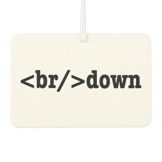 Désodorisant Pour Voiture code HTML (Devant)