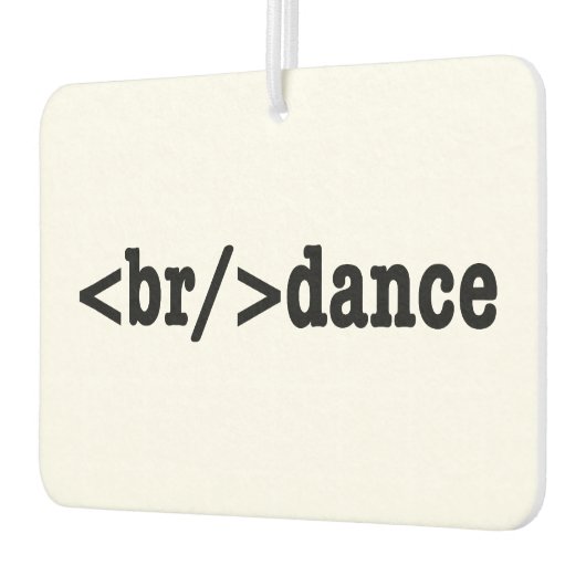 Désodorisant Pour Voiture code HTML de rupture (Gauche)