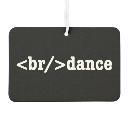 Désodorisant Pour Voiture code HTML de rupture (Dos)