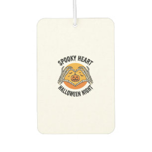 Désodorisant Pour Voiture Cœur de squelette Halloween Conception vintage de