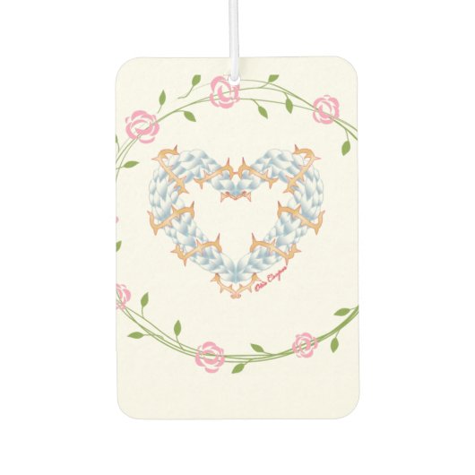 DÉSODORISANT POUR VOITURE COEUR DES THORNES, (Devant)