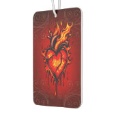 Désodorisant Pour Voiture Coeur flamboyant. (Gauche)