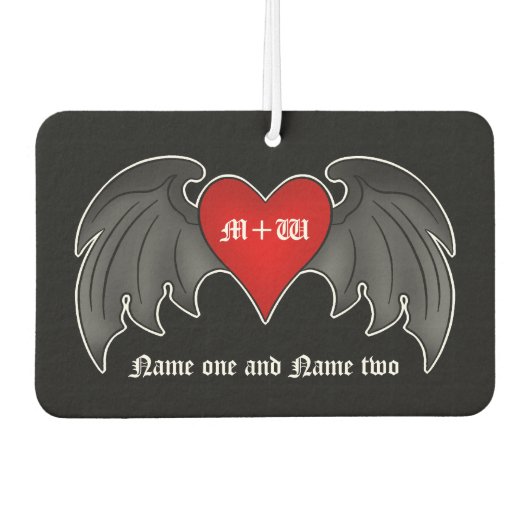 Désodorisant Pour Voiture Coeur romantique | Valentines+jour (Devant)