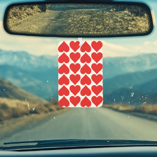Désodorisant Pour Voiture Coeurs rouges Motif, Romantique, Amour