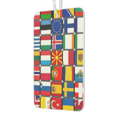 Désodorisant Pour Voiture Collage international des drapeaux, drapeaux du mo (Gauche)