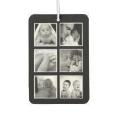 Désodorisant Pour Voiture Collage photo du meilleur papa (Devant)