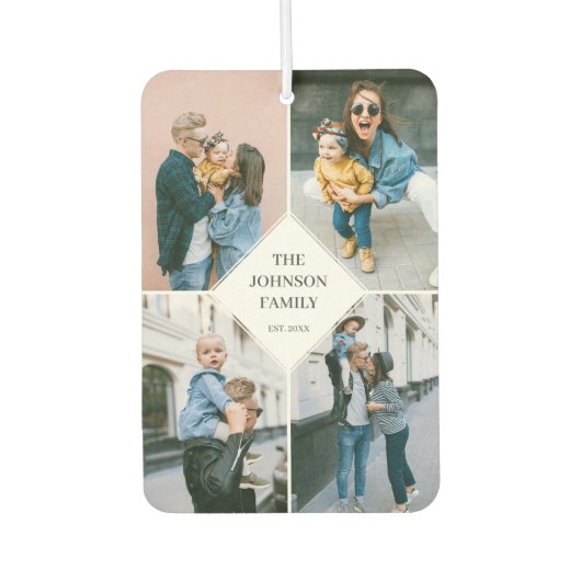 Désodorisant Pour Voiture Collage photo moderne simple (Devant)