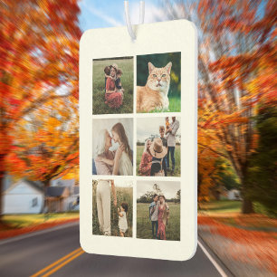 Désodorisant Pour Voiture Collage photo personnalisé 6