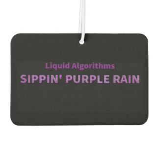 Désodorisant Pour Voiture Collection de pluies violettes de Sippin Air Fresh