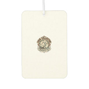 Désodorisant Pour Voiture Collectionneur de pièces numismatique Chat Collect