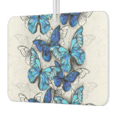 Désodorisant Pour Voiture Composition des White and Blue Butterflies (Gauche)