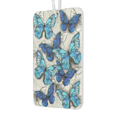 Désodorisant Pour Voiture Composition des White and Blue Butterflies (Gauche)