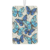 Désodorisant Pour Voiture Composition des White and Blue Butterflies (Dos)