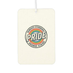Désodorisant Pour Voiture Conception de badge arc-en-ciel de protestation de