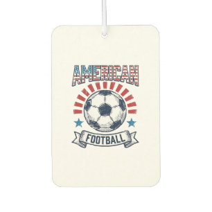 Désodorisant Pour Voiture Conception de chemise de ballon de football améric