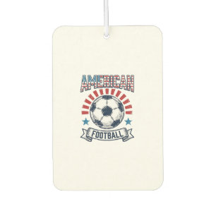 Désodorisant Pour Voiture Conception de chemise de ballon de football améric