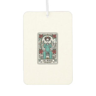Désodorisant Pour Voiture Conception de chemise de carte de tarot d'infirmiè