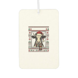 Désodorisant Pour Voiture Conception de chemise de pull moche de Noël vintag