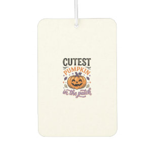 Désodorisant Pour Voiture Conception de chemise Halloween Citrouille la plus