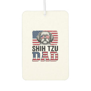 Désodorisant Pour Voiture Conception de chemise pour chien patriotique père