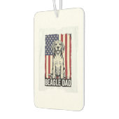 Désodorisant Pour Voiture Conception de chemise pour chien vintage patriotiq (Gauche)