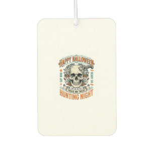 Désodorisant Pour Voiture Conception de chemise vintage Halloween crâne Tric