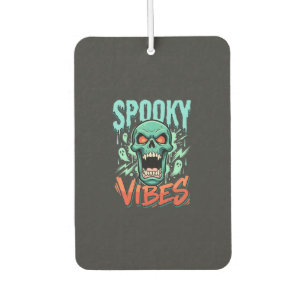 Désodorisant Pour Voiture Conception de crâne de fantôme Halloween Vibes eff