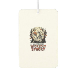 Désodorisant Pour Voiture Conception de gravure vintage Halloween squelette
