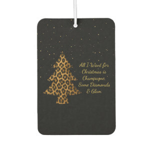 Désodorisant Pour Voiture Conception de Noël Chic et Glamour