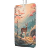 Désodorisant Pour Voiture Conception de scène forestière avec cerfs automnal (Gauche)