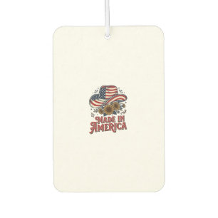 Désodorisant Pour Voiture Conception de T-shirt Chapeau de Cowboy Patriotiqu