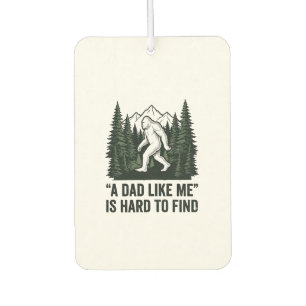 Désodorisant Pour Voiture Conception de T-shirt de forêt vintage de papa Big