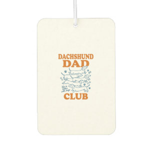 Désodorisant Pour Voiture Conception de T-shirt pour chien vintage Club Papa
