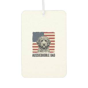Désodorisant Pour Voiture Conception de T-shirt pour chien vintage patriotiq