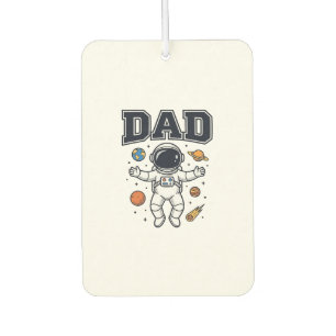Désodorisant Pour Voiture Conception de T-shirt Vector Space Astronaute Papa